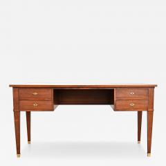 French 20th Century Mahogany and Leather top Desk - 4604710