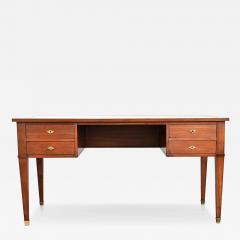 French 20th Century Mahogany and Leather top Desk - 4698964