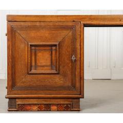 French 20th Century Oak Art Deco Parson Desk - 1587319