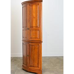 French 20th Century Oak Corner Cabinet - 4615612