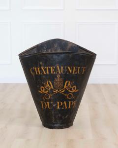 French 20th Century Painted Grape Picking Hod - 4663391