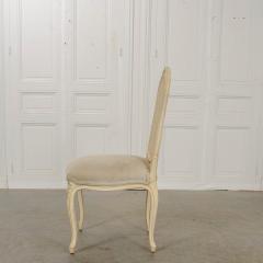 French 20th Century Reproduction Louis XV Style Painted Side Chair - 1782597