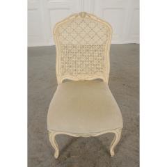 French 20th Century Reproduction Louis XV Style Painted Side Chair - 1782598