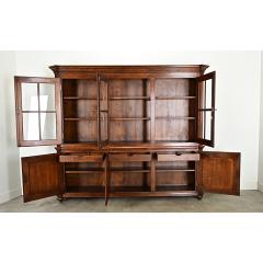 French 20th Century Solid Oak Bibliotheque - 4079470