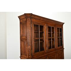 French 20th Century Solid Oak Bibliotheque - 4079499