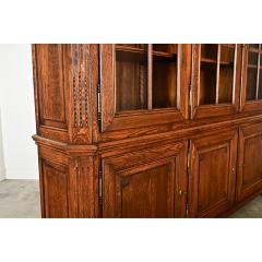 French 20th Century Solid Oak Bibliotheque - 4079511