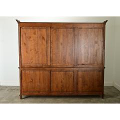 French 20th Century Solid Oak Bibliotheque - 4079533