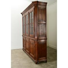 French 20th Century Solid Oak Bibliotheque - 4079539