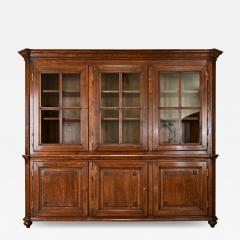 French 20th Century Solid Oak Bibliotheque - 4082011