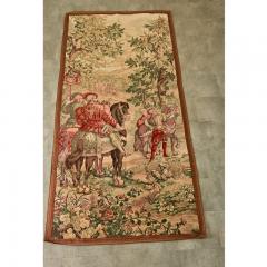 French 20th Century Tapestry Cartoon with Iron Hanger - 4135224