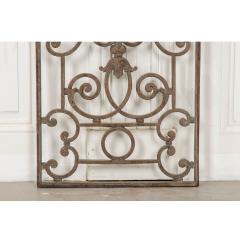 French 20th Century Wrought Iron Grille - 1596430