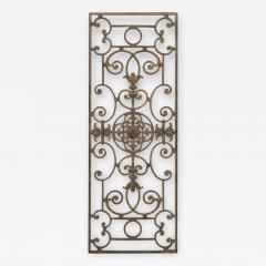 French 20th Century Wrought Iron Grille - 1600035