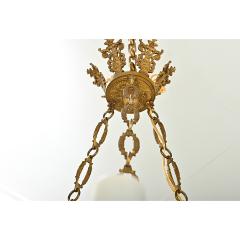 French 8 Light Empire Style Chandelier - 3696908