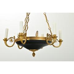 French 8 Light Empire Style Chandelier - 3696913