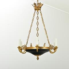 French 8 Light Empire Style Chandelier - 3696923