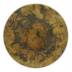 French Acid Etched Brass Side or Coffee Table - 4243202