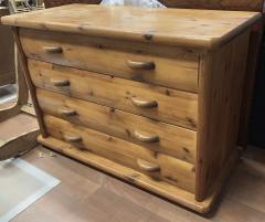 French Alp organic solid pine awesome chest of drawers - 1754457