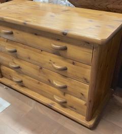 French Alp organic solid pine awesome chest of drawers - 1754458
