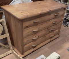 French Alp organic solid pine awesome chest of drawers - 1754459