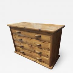 French Alp organic solid pine awesome chest of drawers - 1756996