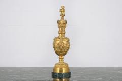 French Antique Brass Gold Plated Urn - 2892153
