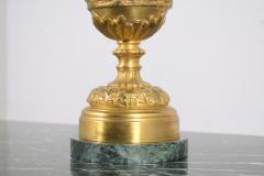 French Antique Brass Gold Plated Urn - 2892158