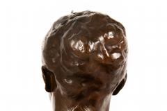 French Antique Bronze Sculpture Bust of Diana by Falguiere ca 1880 - 4636203