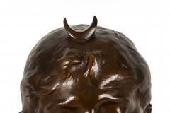 French Antique Bronze Sculpture Bust of Diana by Falguiere ca 1880 - 4636205
