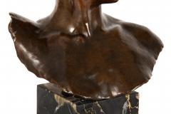 French Antique Bronze Sculpture Bust of Diana by Falguiere ca 1880 - 4636209