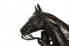 French Antique Bronze Sculpture Race Horse Walter Scott by Alfred Barye - 4485193