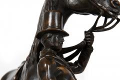 French Antique Bronze Sculpture Race Horse Walter Scott by Alfred Barye - 4485197