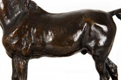French Antique Bronze Sculpture of Ibrahim Arabian Stallion by Pierre J Mene - 4619923