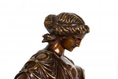 French Antique Bronze Sculpture of Sapho by Jean Baptiste Clesinger ca 1875 - 4487334