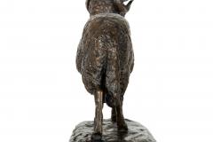French Antique Bronze Sculpture of Standing Ram Isidore Jules Bonheur - 4424902
