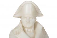 French Antique Carved Alabaster Sculpture Statue of Napoleon 20 1 2 H - 4502502