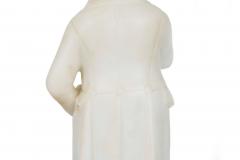 French Antique Carved Alabaster Sculpture Statue of Napoleon 20 1 2 H - 4502510