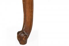 French Antique Carved Walnut Marble Top Low Coffee Cocktail Table - 4501460