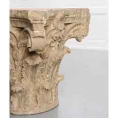 French Antique Cast Concrete Table Base - 1928041
