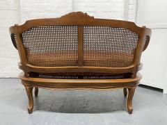 French Antique Style Caned Loveseat - 2121411