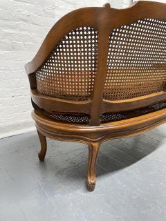 French Antique Style Caned Loveseat - 2121413