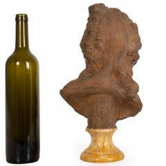 French Antique Terracotta Sculpture Bust of Comtesse D Artois by Fernand Cian - 4575278