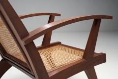 French Armchair with Teak Structure France 1950s - 2188941