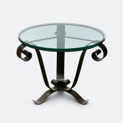 French Art Deco 1940s Wrought Iron Coffee Table - 3027031