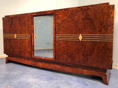 French Art Deco Amboyna Sideboard 1940s - 2599740