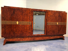 French Art Deco Amboyna Sideboard 1940s - 2599741