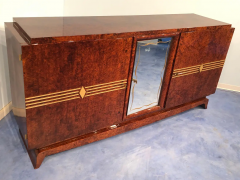 French Art Deco Amboyna Sideboard 1940s - 2599745