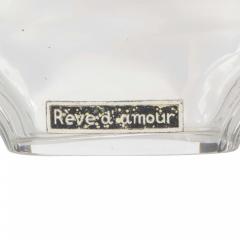 French Art Deco Baccarat Floral Perfume Bottle - 4673242