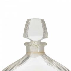 French Art Deco Baccarat Floral Perfume Bottle - 4673243