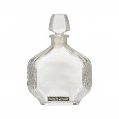 French Art Deco Baccarat Floral Perfume Bottle - 4720886