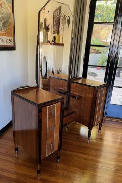 French Art Deco Bedroom Suite King or Twin Size Beds Complete and Matching Set - 4134337